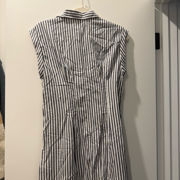 NWT Abercrombie Striped Midi Shirt Dress - Picture 4 of 5